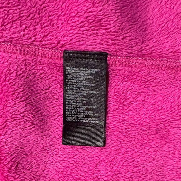 The North Face Banderitas Jacket women's medium magenta fleece lined - Picture 5 of 5